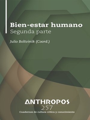 cover image of Bien-estar humano